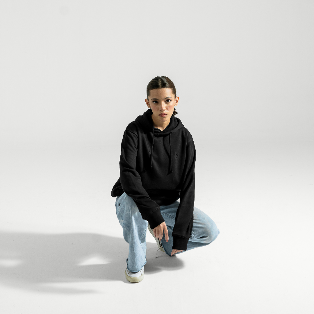 Midnight Black Hoodie